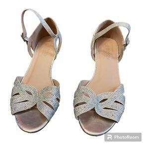 Silver Prom shoes